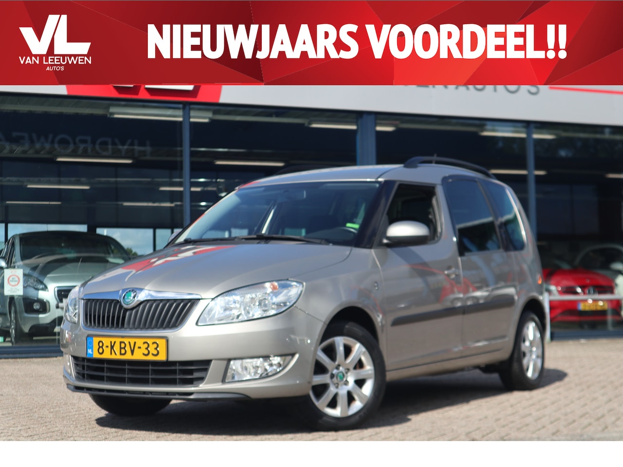 Skoda Roomster - 1.2 TSI Arctic | Airco | Trekhaak | APK 10-02-2025 - AutoWereld.nl