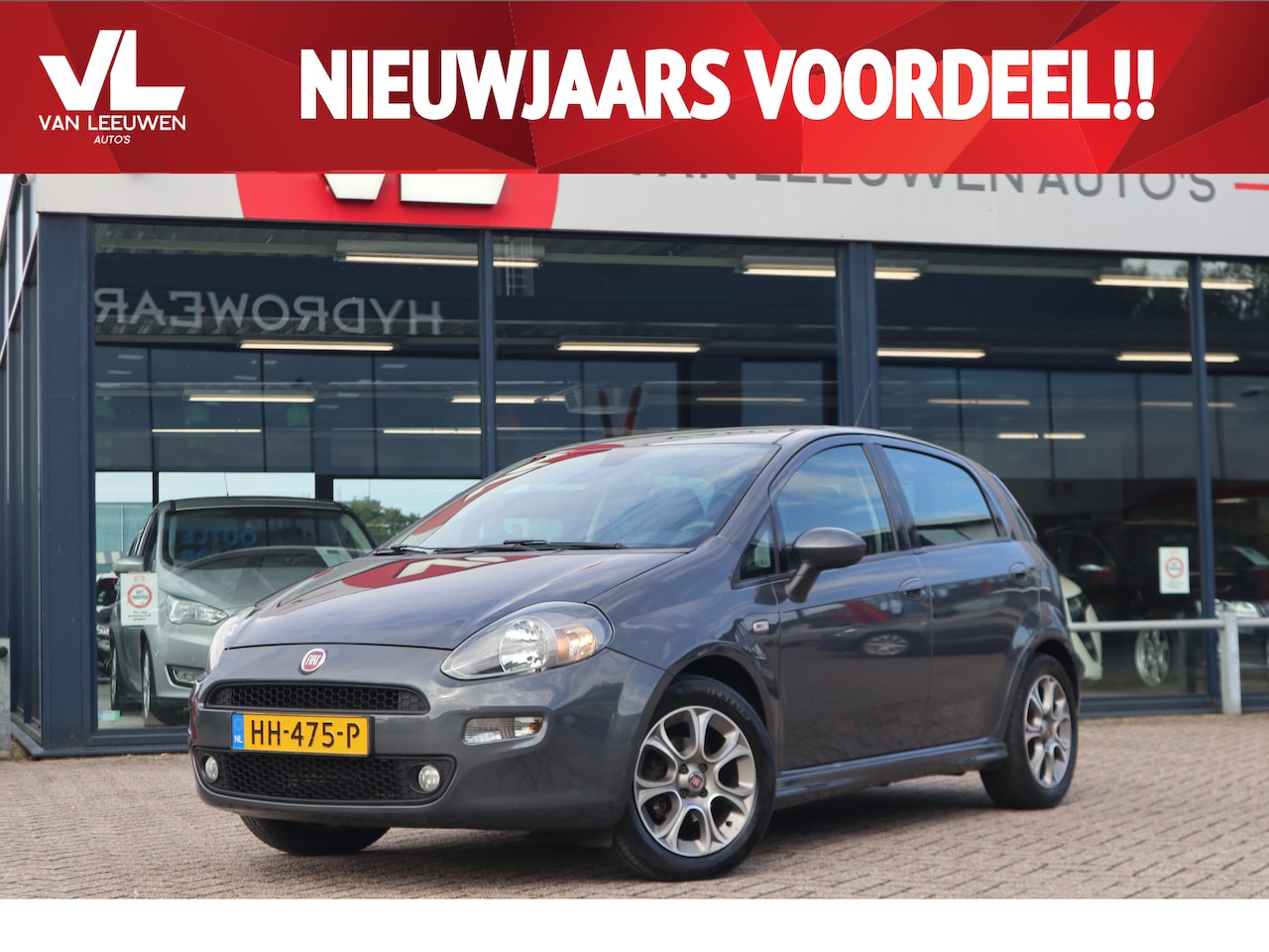 Fiat Punto Evo - 1.3 M-Jet Lounge | Clima | Cruise | Trekhaak - AutoWereld.nl