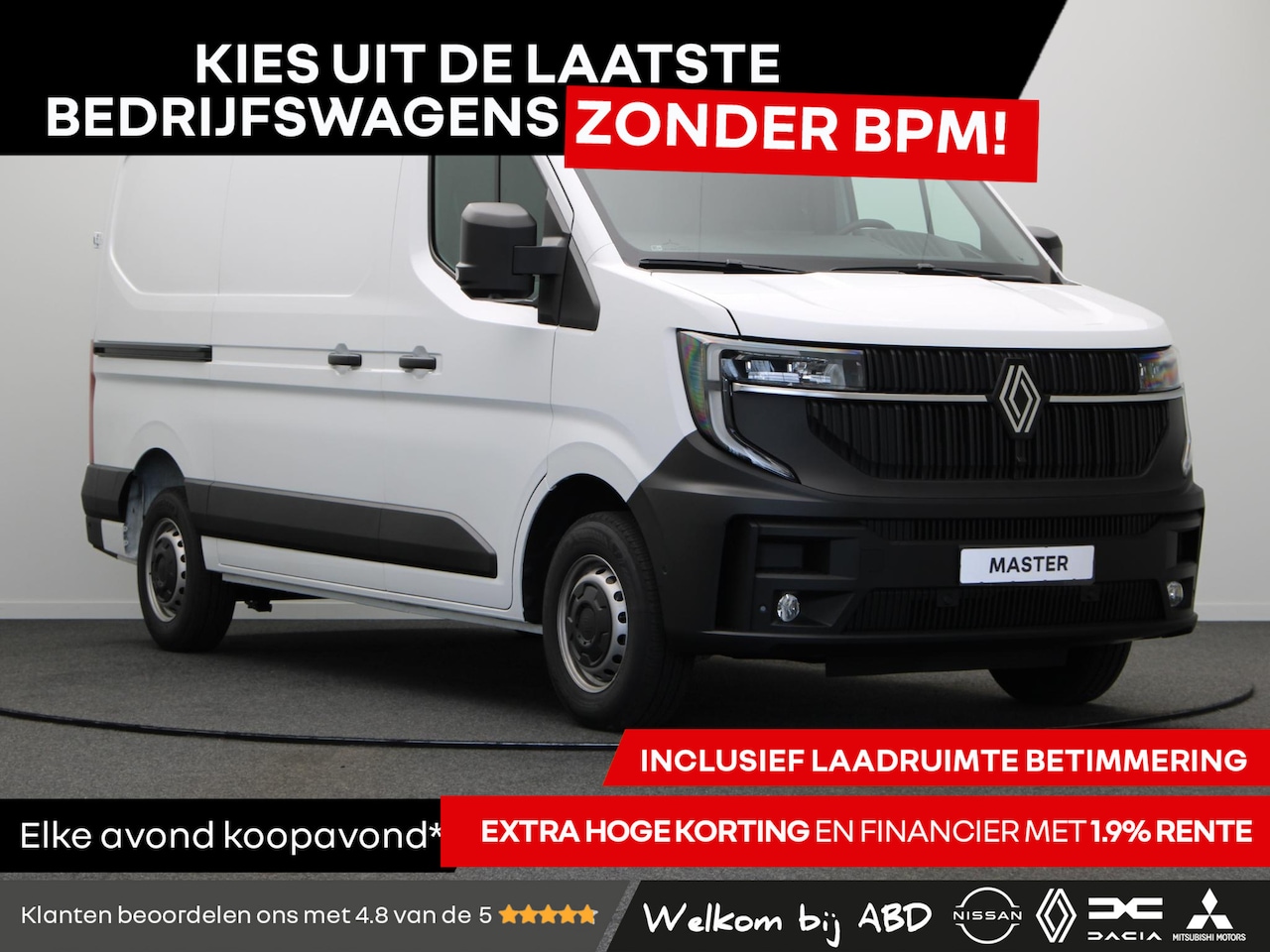 Renault Master - T35 2.0 dCi 130pk L2H2 Advance | Laadruimtebetimmering | Climate control | - AutoWereld.nl