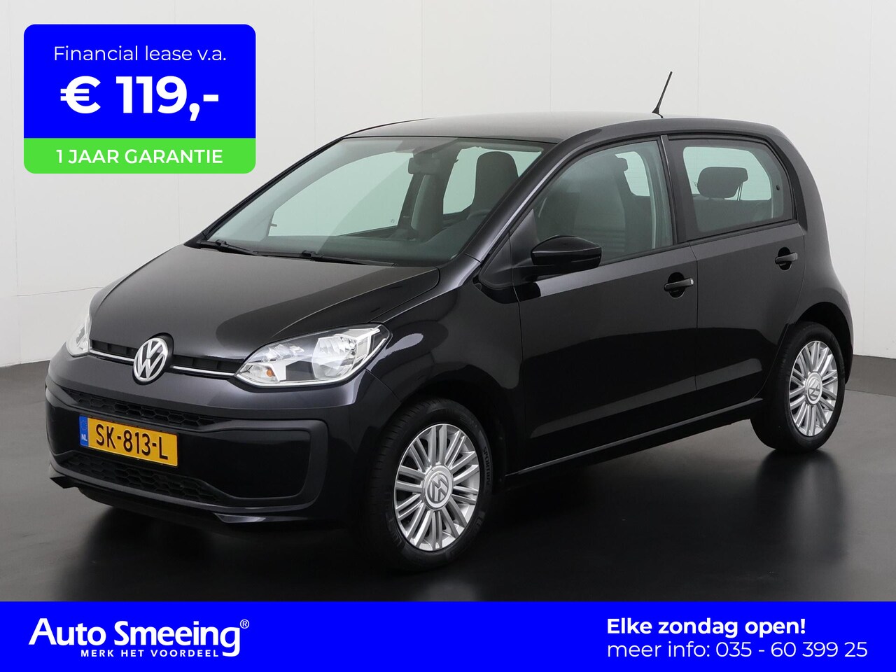 Volkswagen Up! - 1.0 BMT | Airco | Lichtmetalen Velgen | Zondag Open! - AutoWereld.nl