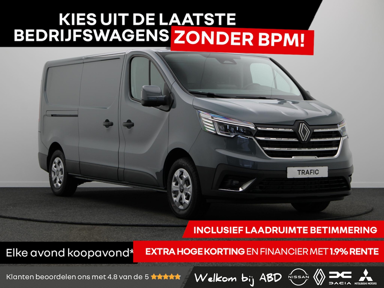 Renault Trafic - 2.0 dCi 130 T30 L2H1 Advance | Laadruimtepakket | Achteruitrijcamera | Vierseizoenbanden | - AutoWereld.nl