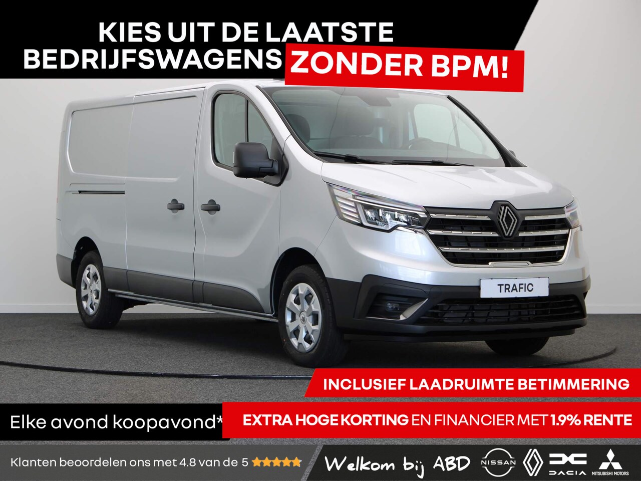 Renault Trafic - 2.0 Blue dCi 150 EDC T30 L2H1 Advance | Trekhaak | Laadruimtepakket | Achteruitrijcamera | - AutoWereld.nl