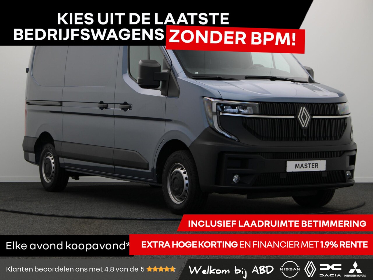 Renault Master - T35 2.0 dCi 150 L2H2 Advance | Laadruimtepakket | Parkeersensoren rondom | Achteruitrijcam - AutoWereld.nl