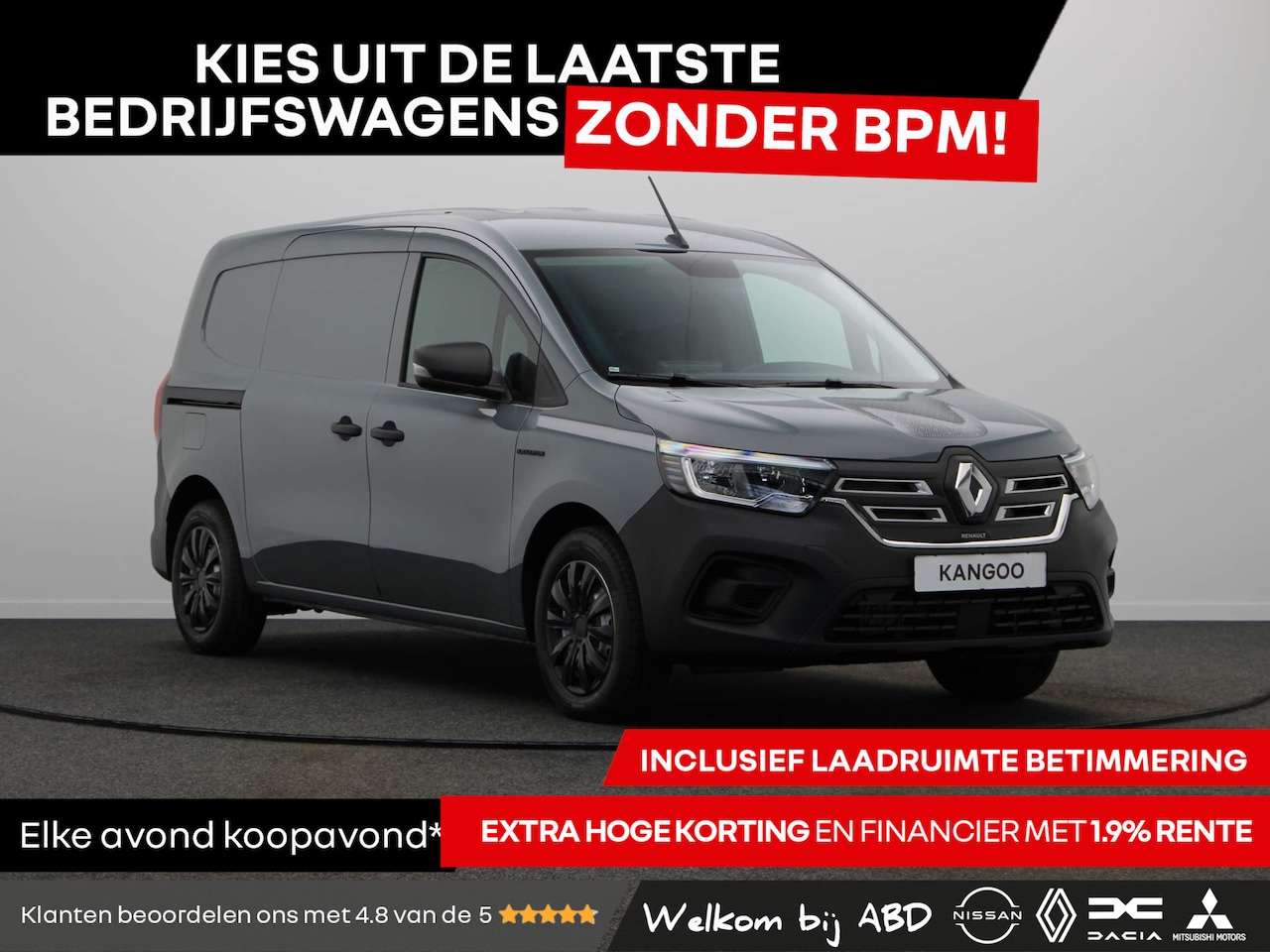 Renault Kangoo E-Tech - Advance L2 22 kW 44 kWh | Quick Charge (80kW DC) | Navigatiesyteem incl. Apple carplay & A - AutoWereld.nl