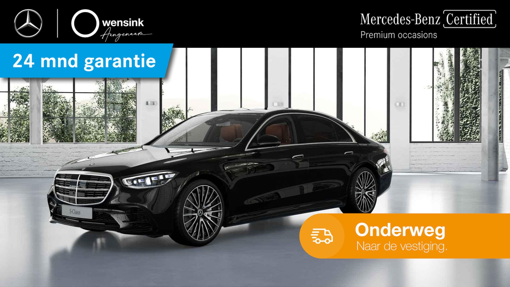 Mercedes-Benz S-klasse - 450 4MATIC Lang AMG Line | Night | Panoramadak | Headup | Digital Light | 21" lichtmetalen - AutoWereld.nl