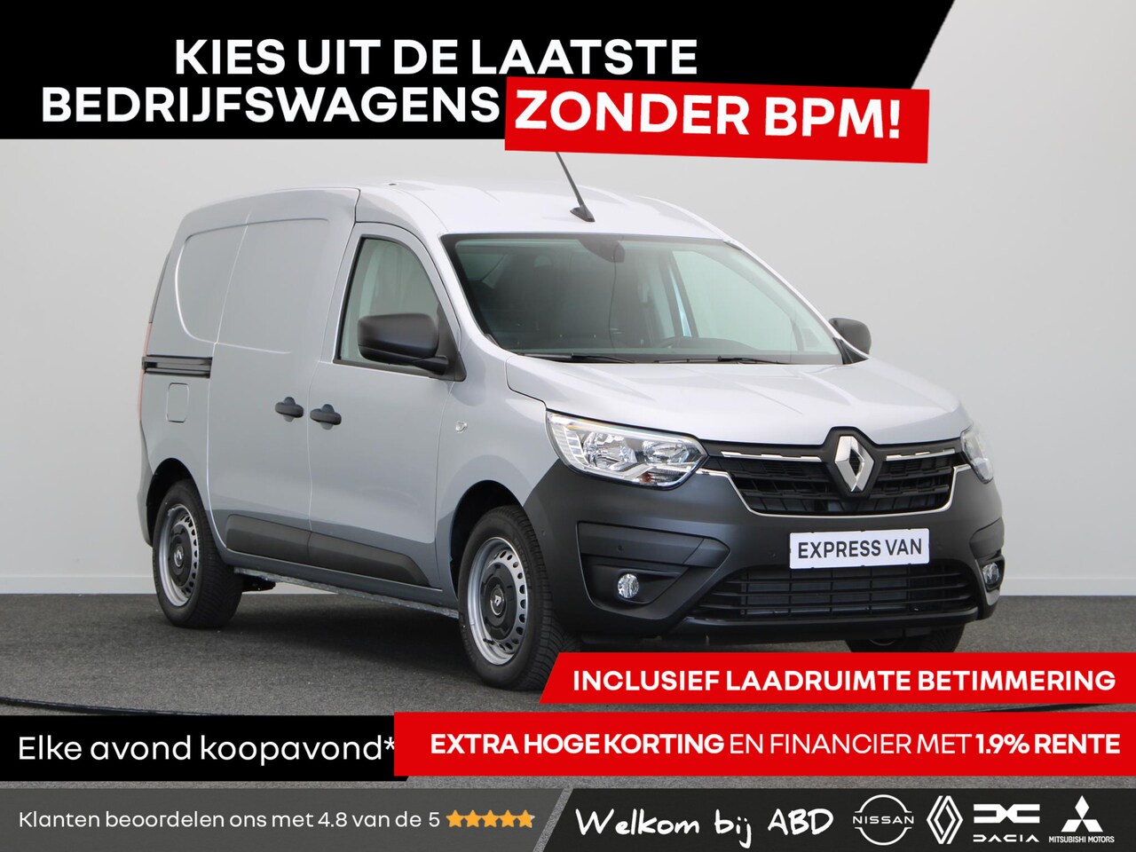 Renault Express - 1.5 dCi 75pk Comfort | BPM Voordeel | Hoge korting | Lage rente | Direct rijden | Vol opti - AutoWereld.nl