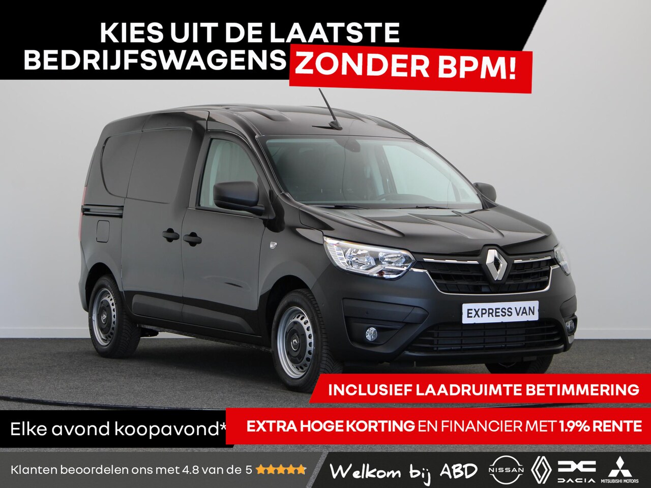 Renault Express - 1.5 dCi 75pk Comfort | Volledig betimmerd | Direct rijden! | Trekhaak | - AutoWereld.nl