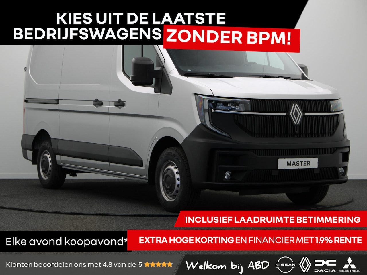 Renault Master - T35 2.0 dCi 130pk L2H2 Advance | Laadruimtepakket | Achteruitrijcamera | - AutoWereld.nl