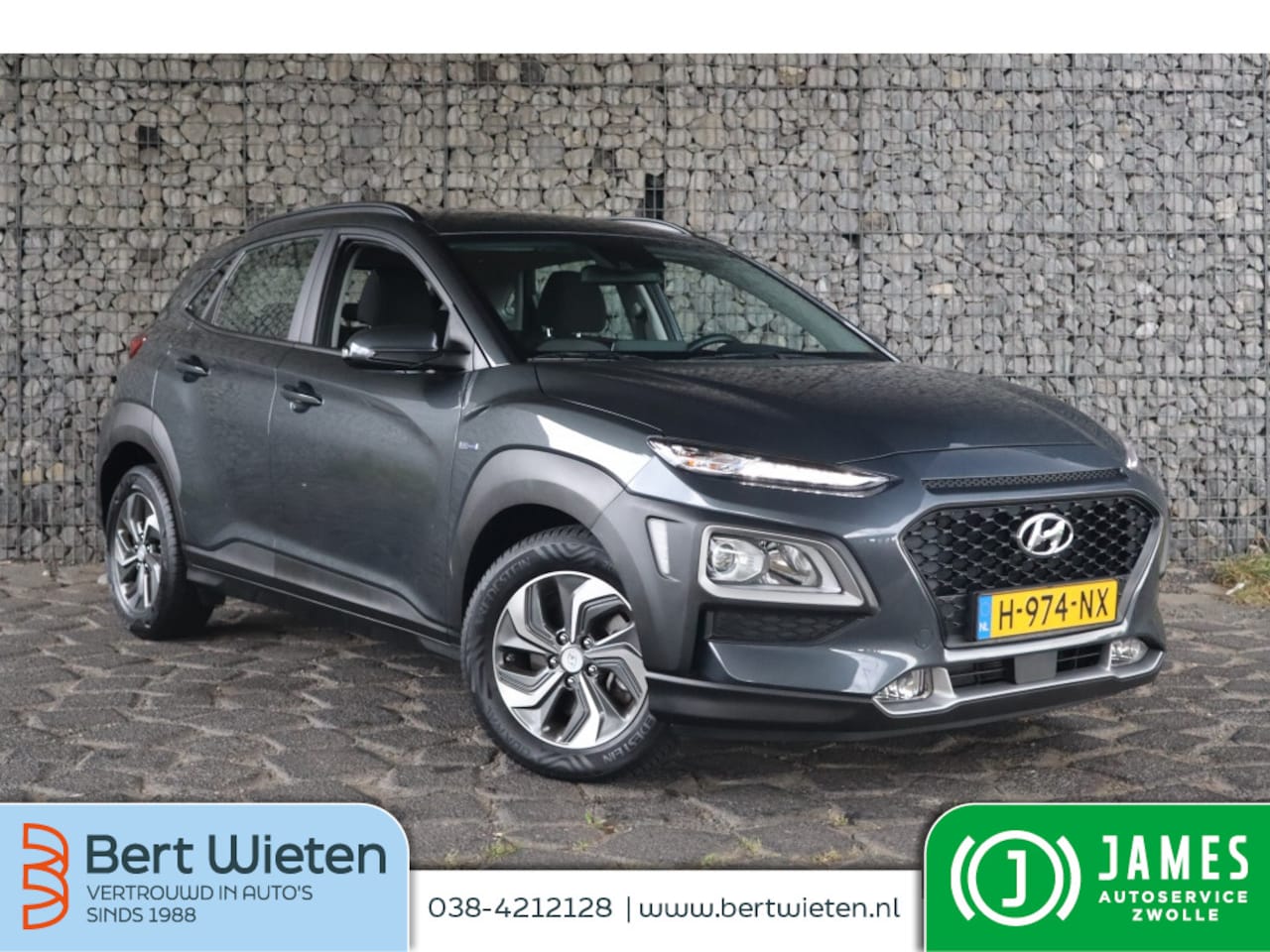 Hyundai Kona - 1.6 GDI HEV Comfort | Geen Import | Navi | Camera - AutoWereld.nl