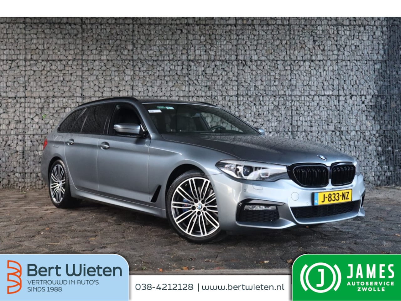 BMW 5-serie Touring - 530i M Sport | Trekhaak | High Executive | Head Up | - AutoWereld.nl