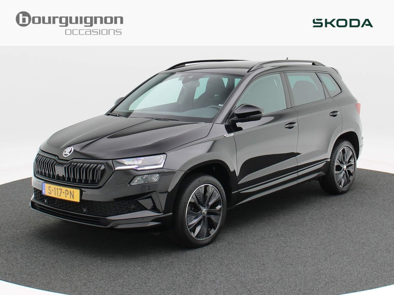 Skoda Karoq - 1.5 TSi 150 Pk Automaat Sportline Business | Full LED | Trekhaak | 18 Inch | Adaptive Crui - AutoWereld.nl