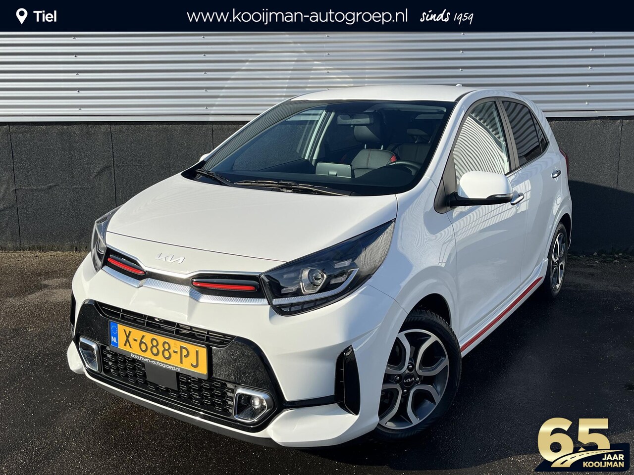 Kia Picanto - 1.0 DPi GT-Line Navigatie, Lederen bekleding, ALL-season banden, Parkeersensoren, zeer net - AutoWereld.nl