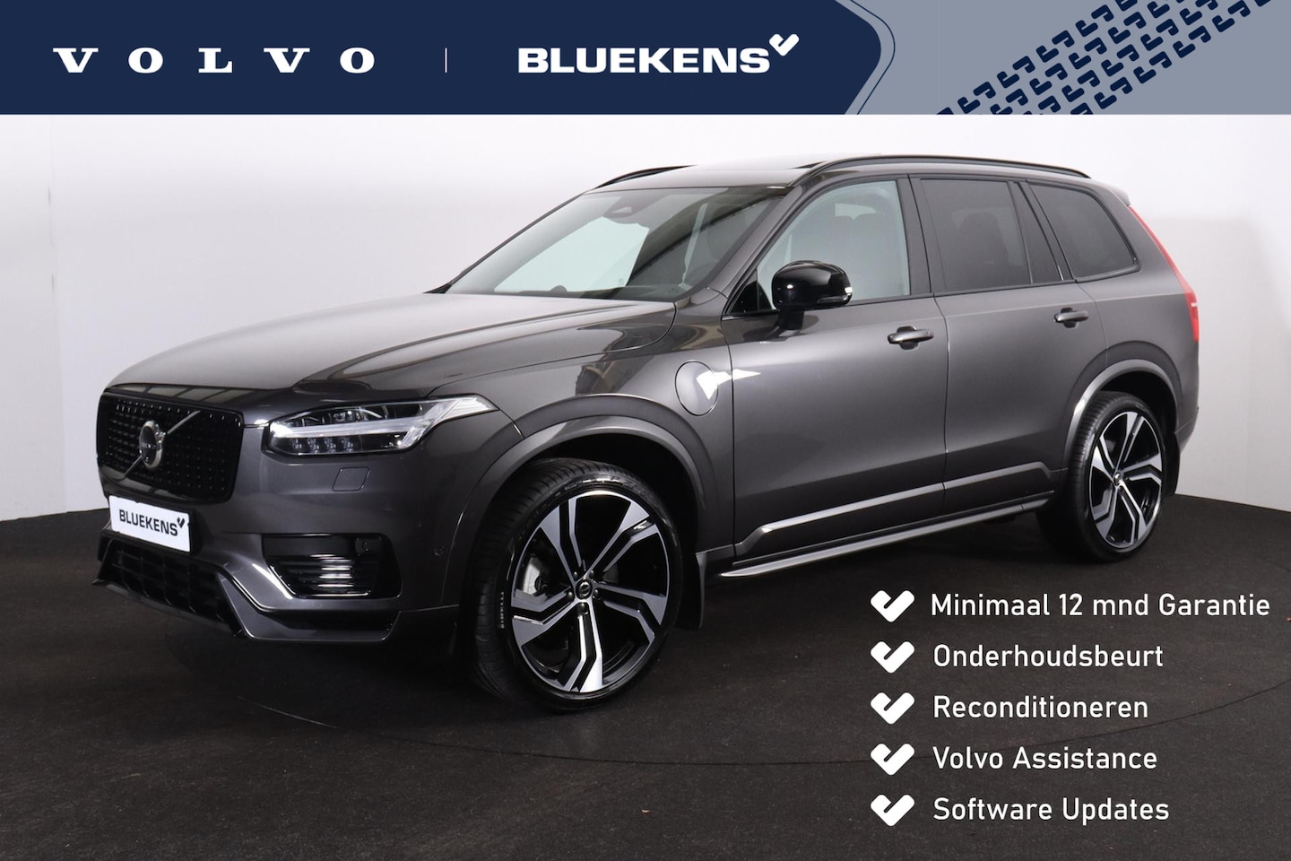 Volvo XC90 - T8 Recharge AWD Ultimate Dark - Luchtvering - Panorama/schuifdak - IntelliSafe Assist & Su - AutoWereld.nl