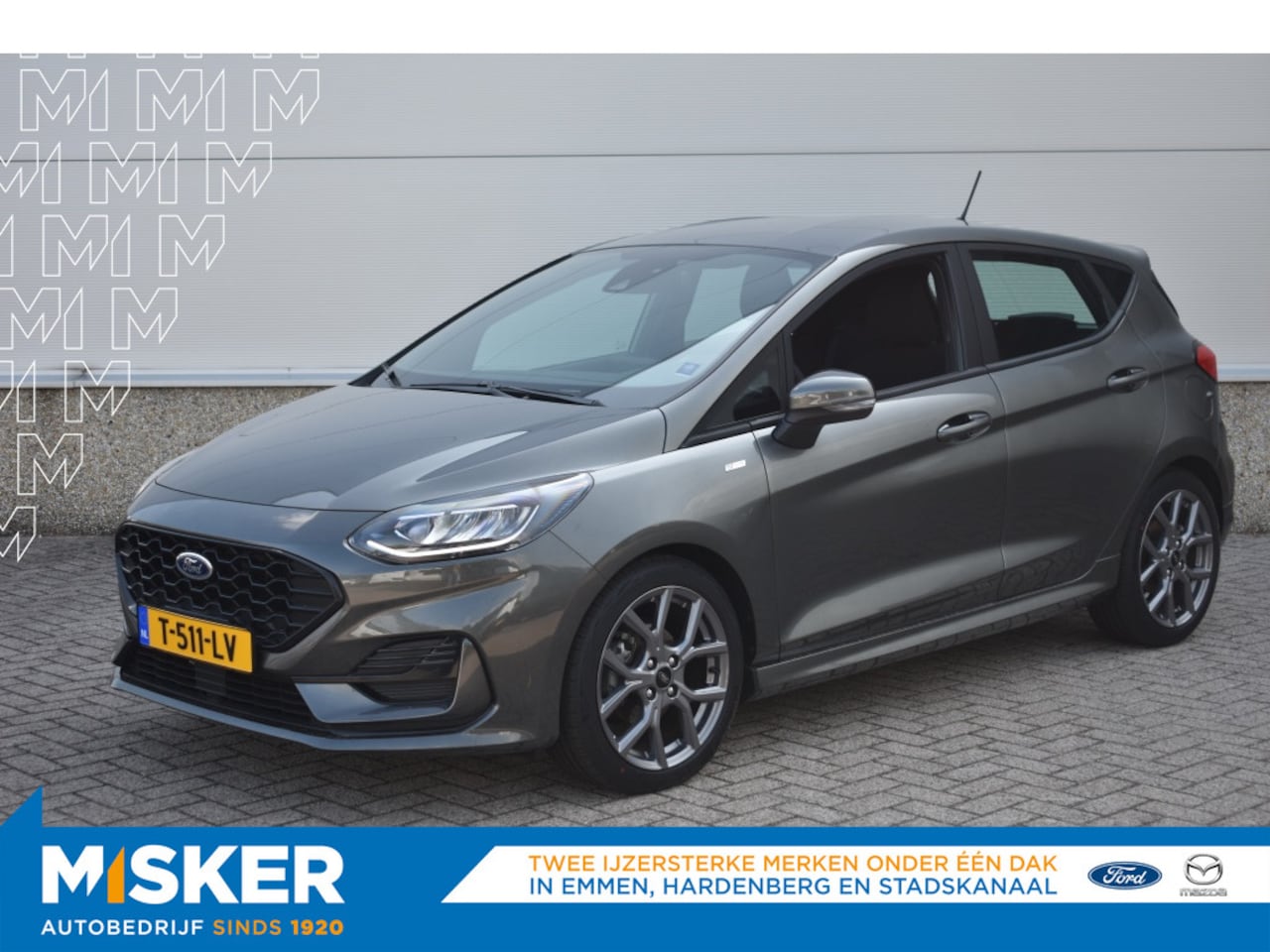 Ford Fiesta - 1.0 EcoB.Hyrid. ST-Line AUTOMAAT! Driver/Winterpack/Trekhaak! - AutoWereld.nl