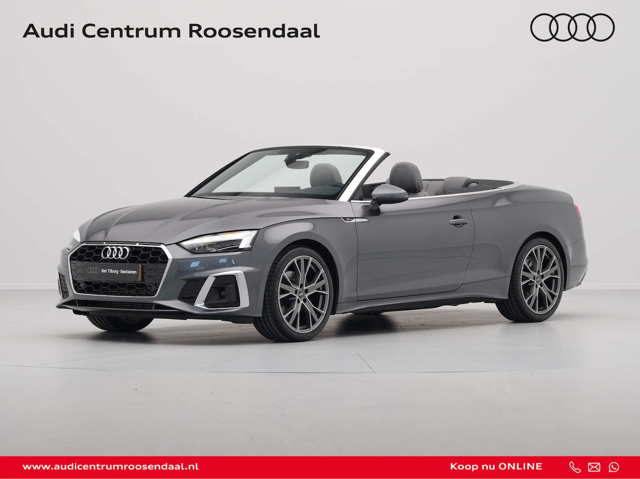 Audi A5 Cabriolet - 35 TFSI S-Line edition Stoelverwarming LED Matrix PDC Drive Select Dab - AutoWereld.nl