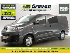 Citroën Jumpy - 2.0 BlueHDI L3H1 Dubbele Cabine Airco 6 Pers Cruise Carplay 2xSchuifdeur Navi LED PDC Trek