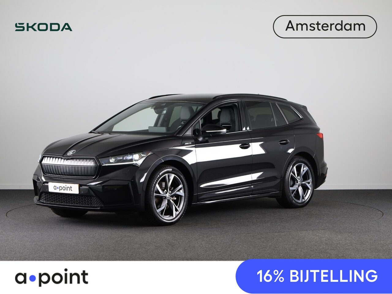 Skoda Enyaq iV - 60 Sportline Business 58 kWh 180 pk | Navigatie | Parkeersensoren | Achteruitrijcamera | S - AutoWereld.nl