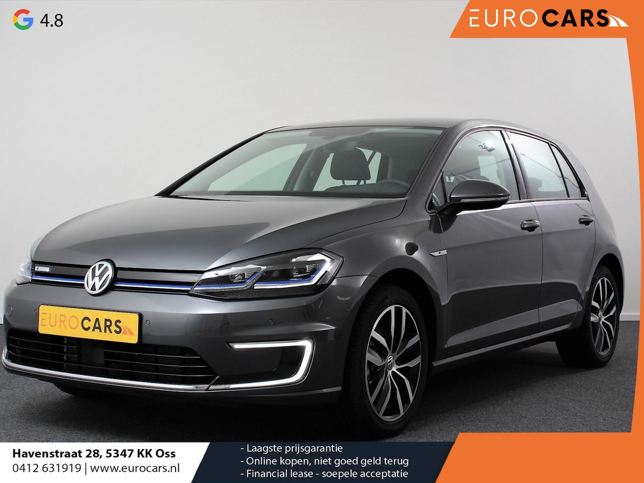 Volkswagen e-Golf - e-Golf | Navigatie | Climate Control | Vituele Cockpit | Bluetooth | Cruise control Adapti - AutoWereld.nl