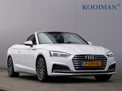 Audi A5 Cabriolet - 2.0 TFSI MHEV 191pk Design Pro Line Plus S-Line Automaat Navigatie / Stoelverwarming / 19"