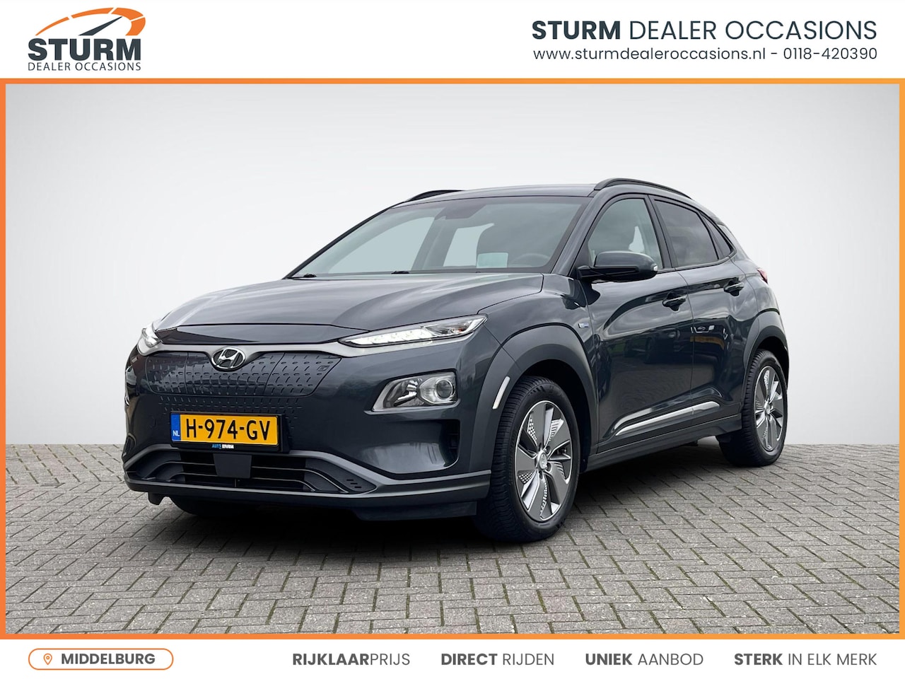 Hyundai Kona Electric - EV Fashion 64 kWh Design Pack *SUBSIDIE MOGELIJK!* | Navigatie | Camera | Stoelverwarming - AutoWereld.nl