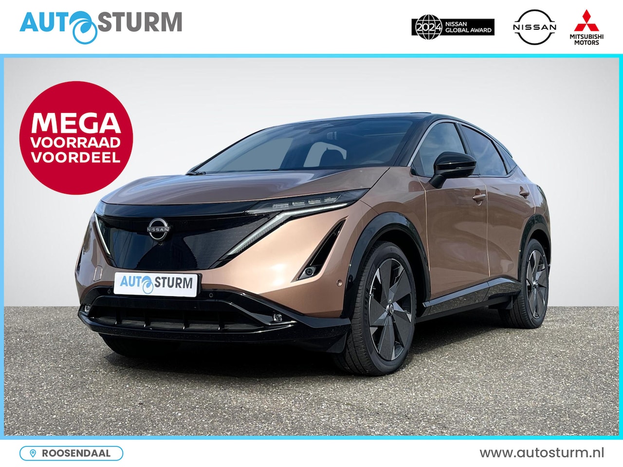 Nissan Ariya - Advantage Edition Plus 91 kWh Two-Tone + 20'' Velgen - AutoWereld.nl