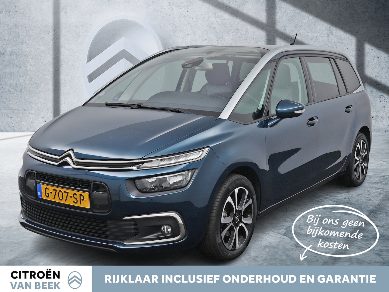 Citroën Grand C4 SpaceTourer - Turbo 130pk Automaat Shine 7-zits Half lederen bekleding | Keyless Entry en Start | Achter - AutoWereld.nl