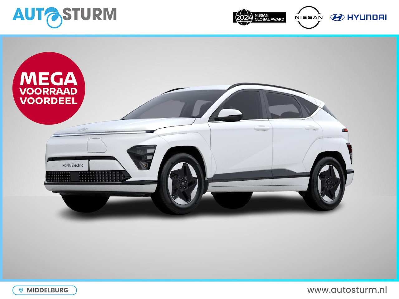 Hyundai Kona Electric - Premium 65.4 kWh 17'' Long Range - AutoWereld.nl