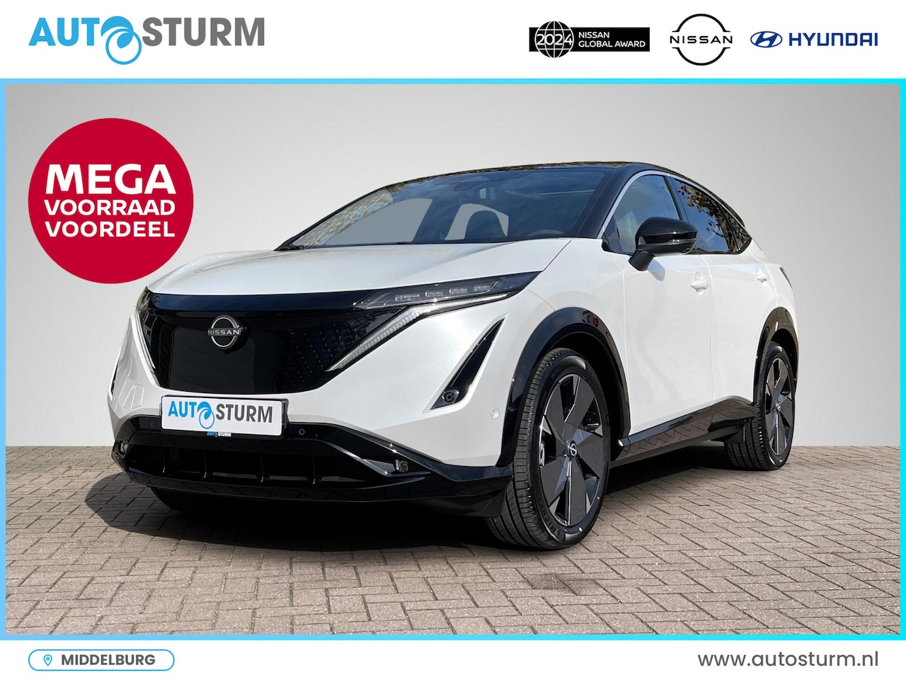 Nissan Ariya - Advantage Edition Plus 91 kWh Nappa Leder + 20'' Velgen - AutoWereld.nl