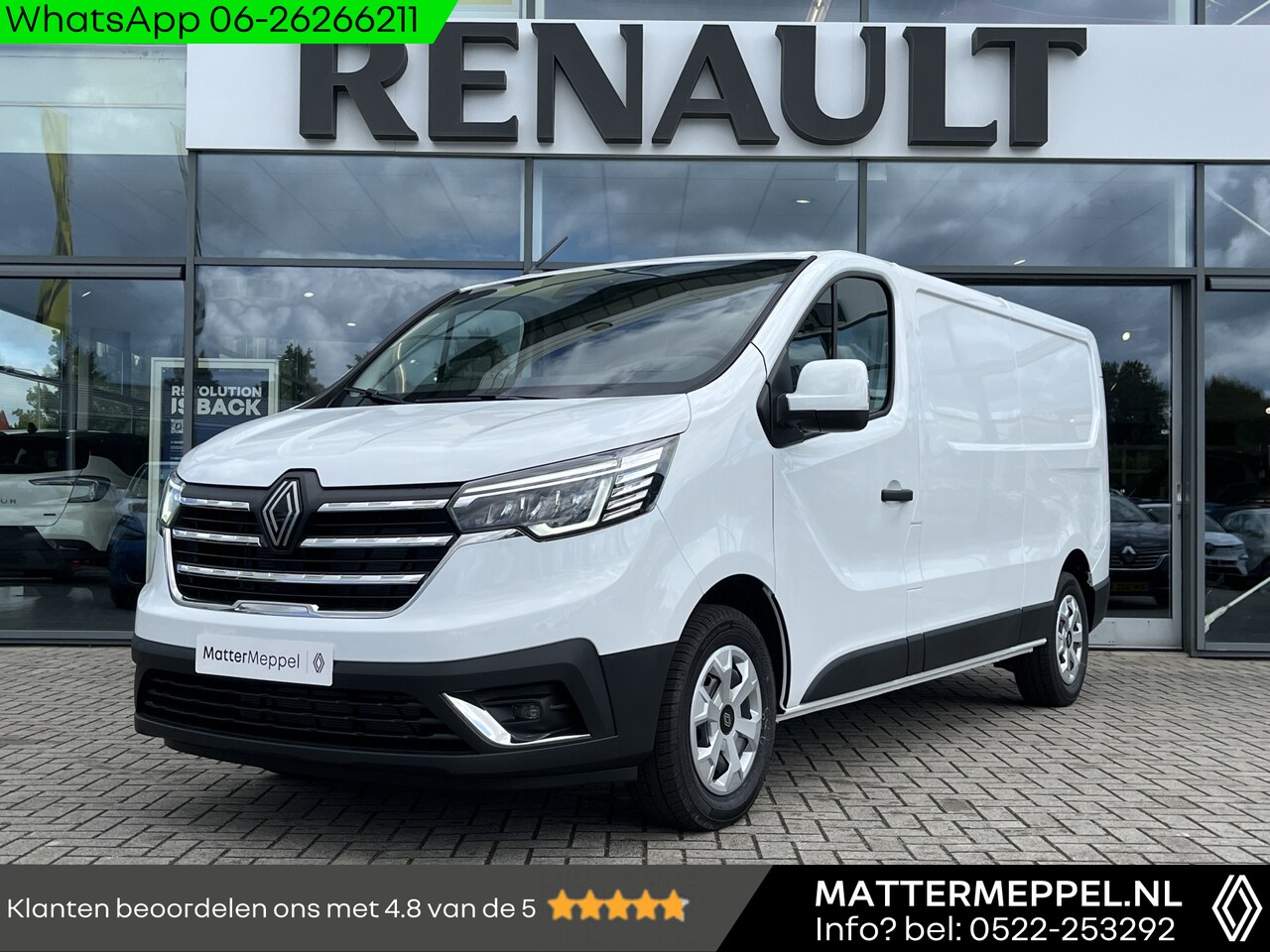 Renault Trafic - 2.0 Blue dCi 130 T30 L2H1 Advance | Camera | Trekhaak | Apple Carplay / Android Auto - AutoWereld.nl