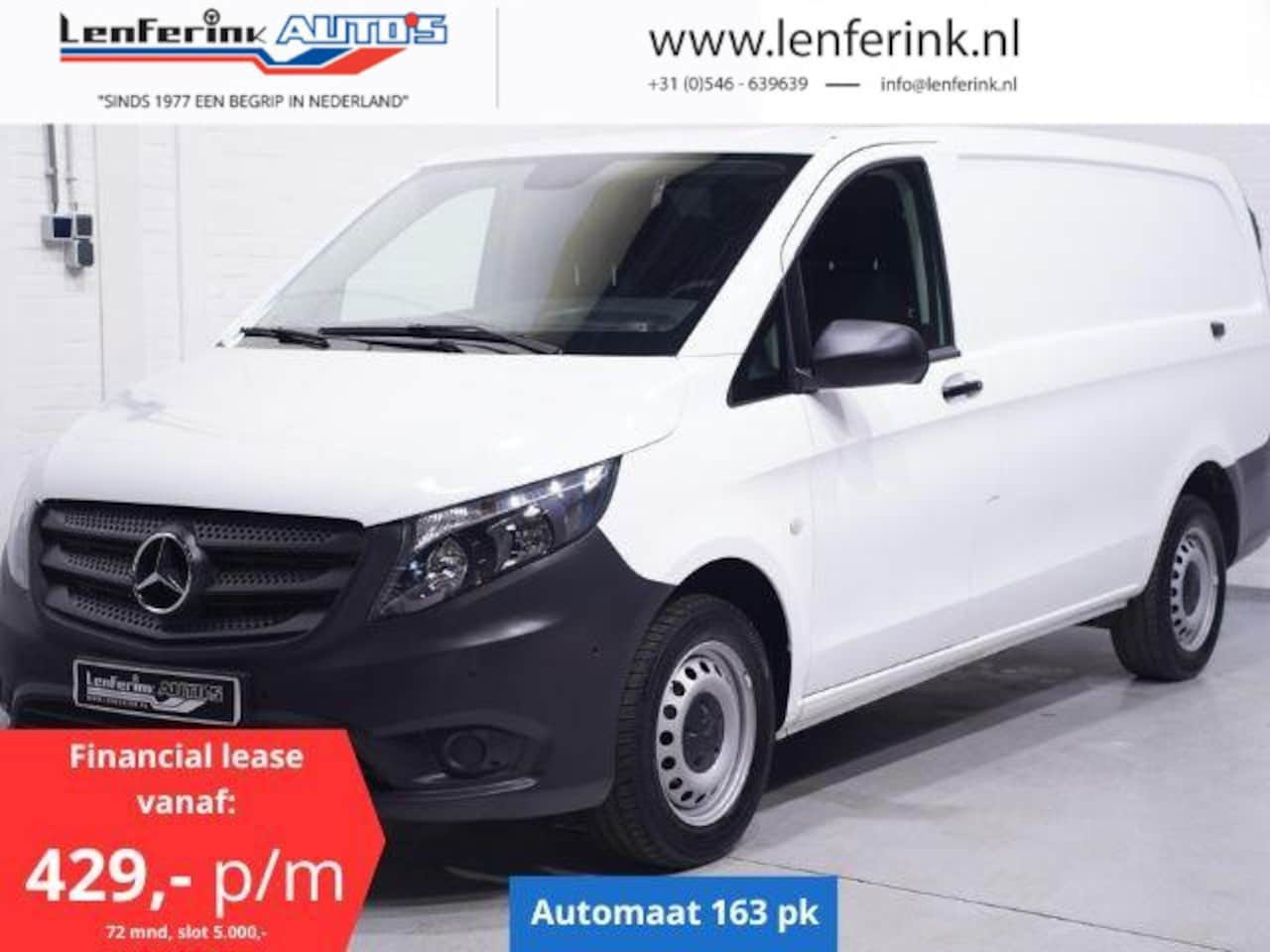 Mercedes-Benz Vito - 116 CDI 163 pk Lang Automaat Airco, Camera Apple Carplay, PDC V+A, 270 Graden Achterdeuren - AutoWereld.nl