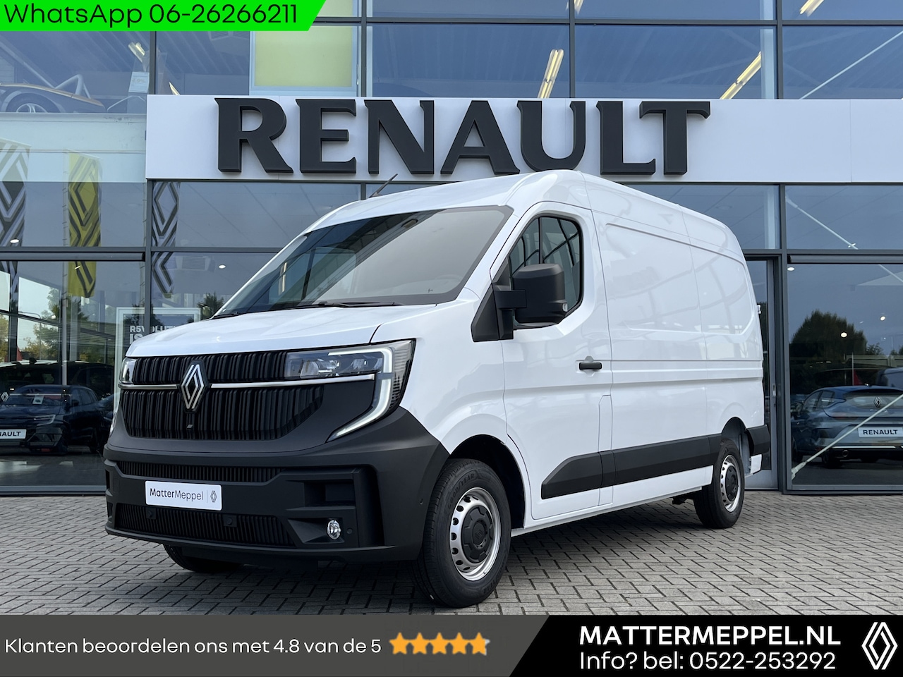 Renault Master - T35 2.0 dCi 150 L2H2 Advance | Trekhaak | Camera | Clima | Stoelverwarming | Navigatie | P - AutoWereld.nl