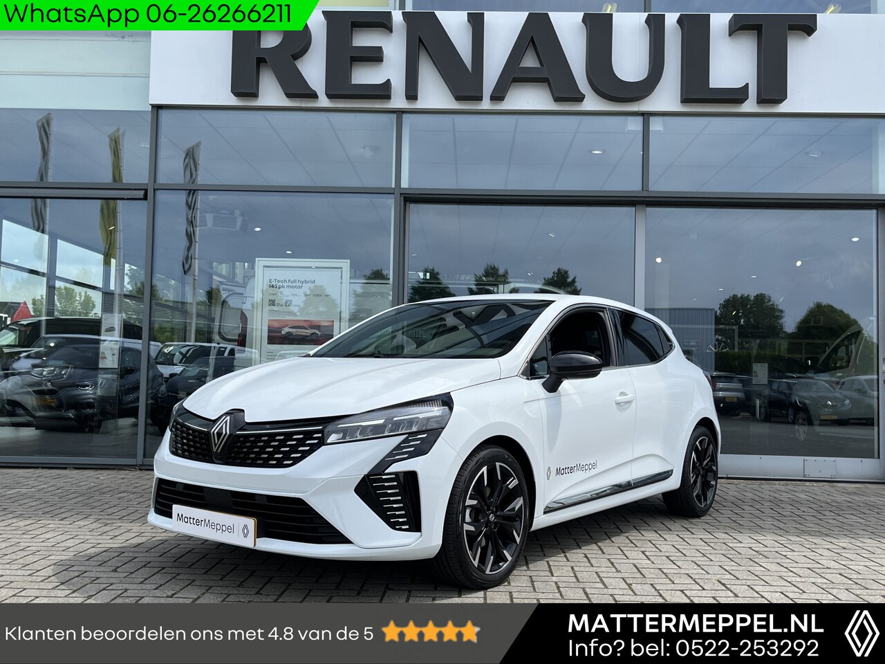 Renault Clio - 1.6 E-Tech Full Hybrid 145 techno | Automaat | Pack Look | Pack Navigation | Apple Carplay - AutoWereld.nl