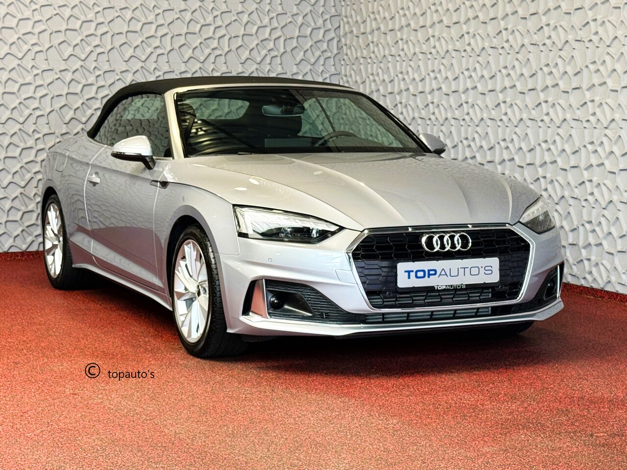 Audi A5 Cabriolet - 40 TFSI 204 PK ADVANCED LEER NAVI CAMERA NEK/STOELVERW. ADAP.CRUISE 06/2024 80.000.- NWPRS - AutoWereld.nl