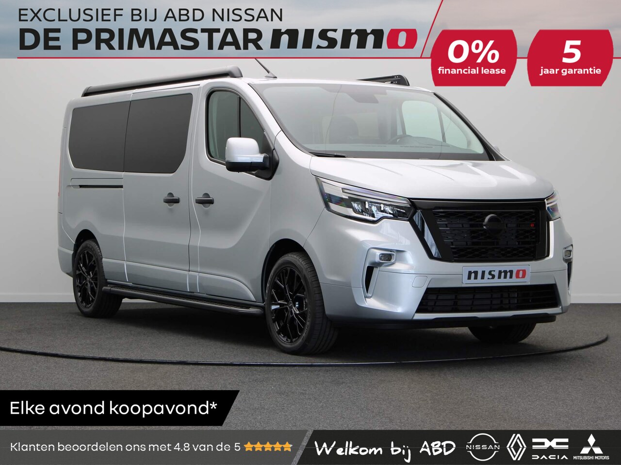 Nissan Primastar - 2.0 dCi 130pk L2H1 Nismo+ dubbel cabine | 0% Financial lease | 5 jaar fabrieksgarantie | - AutoWereld.nl