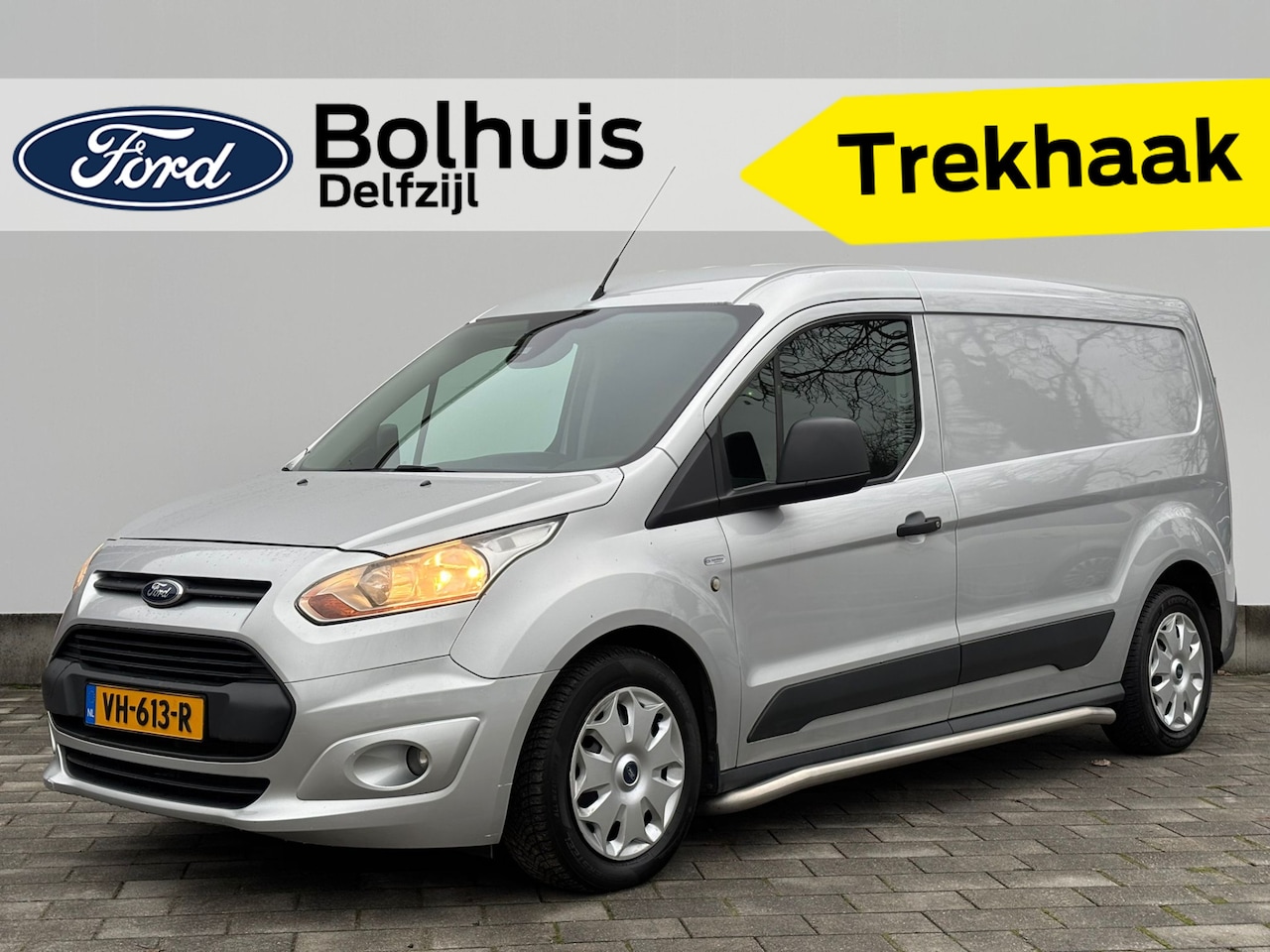 Ford Transit Connect - 1.6 TDCI L2 Trend | Trekhaak | Mistlampen | Voorruitverwarming | 3 persoons | Side bars | - AutoWereld.nl