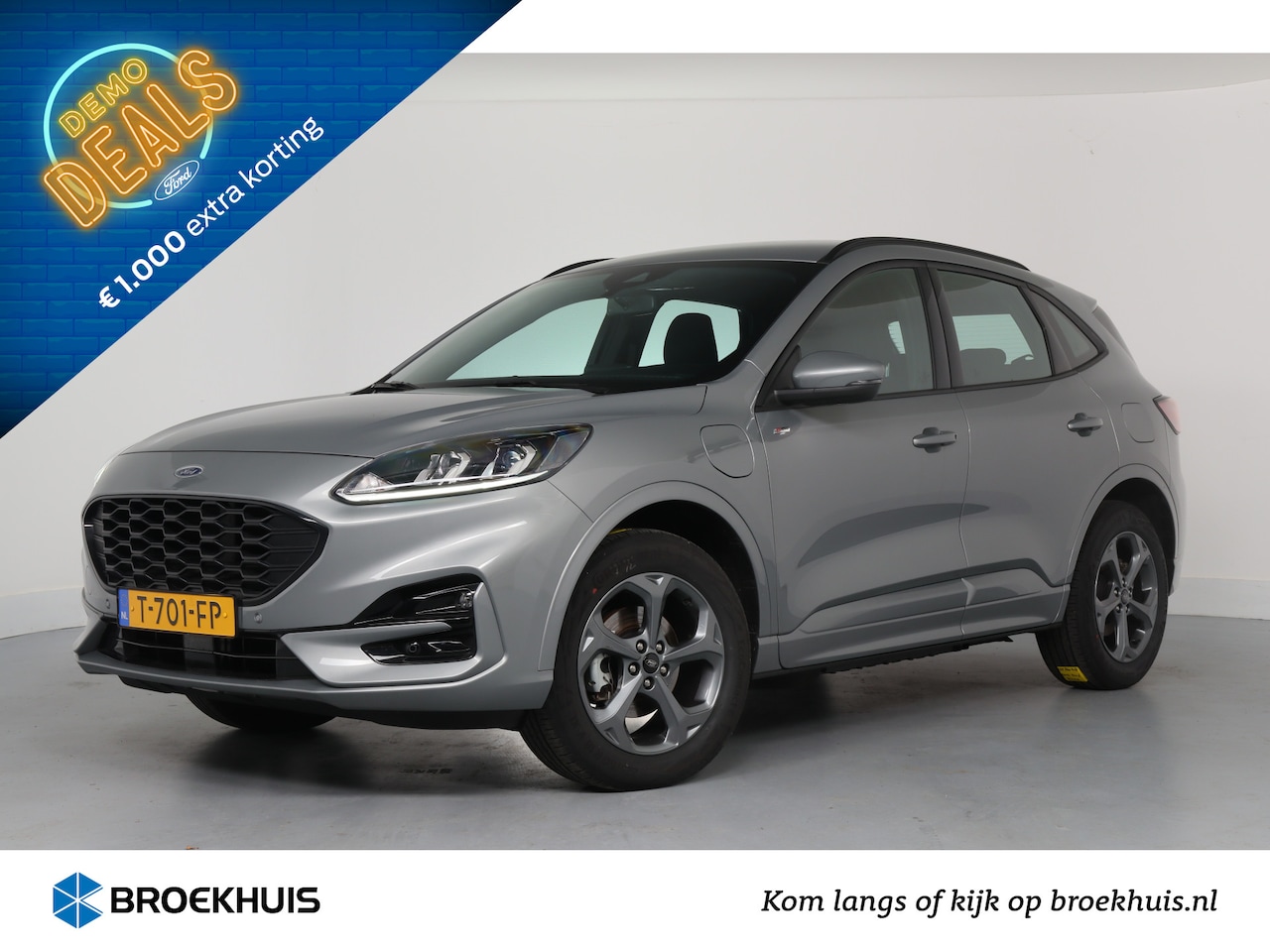 Ford Kuga - 2.5 PHEV ST-Line | Navigatie | Climate control | Achteruitrijcamera | Keyless | Cruise Con - AutoWereld.nl