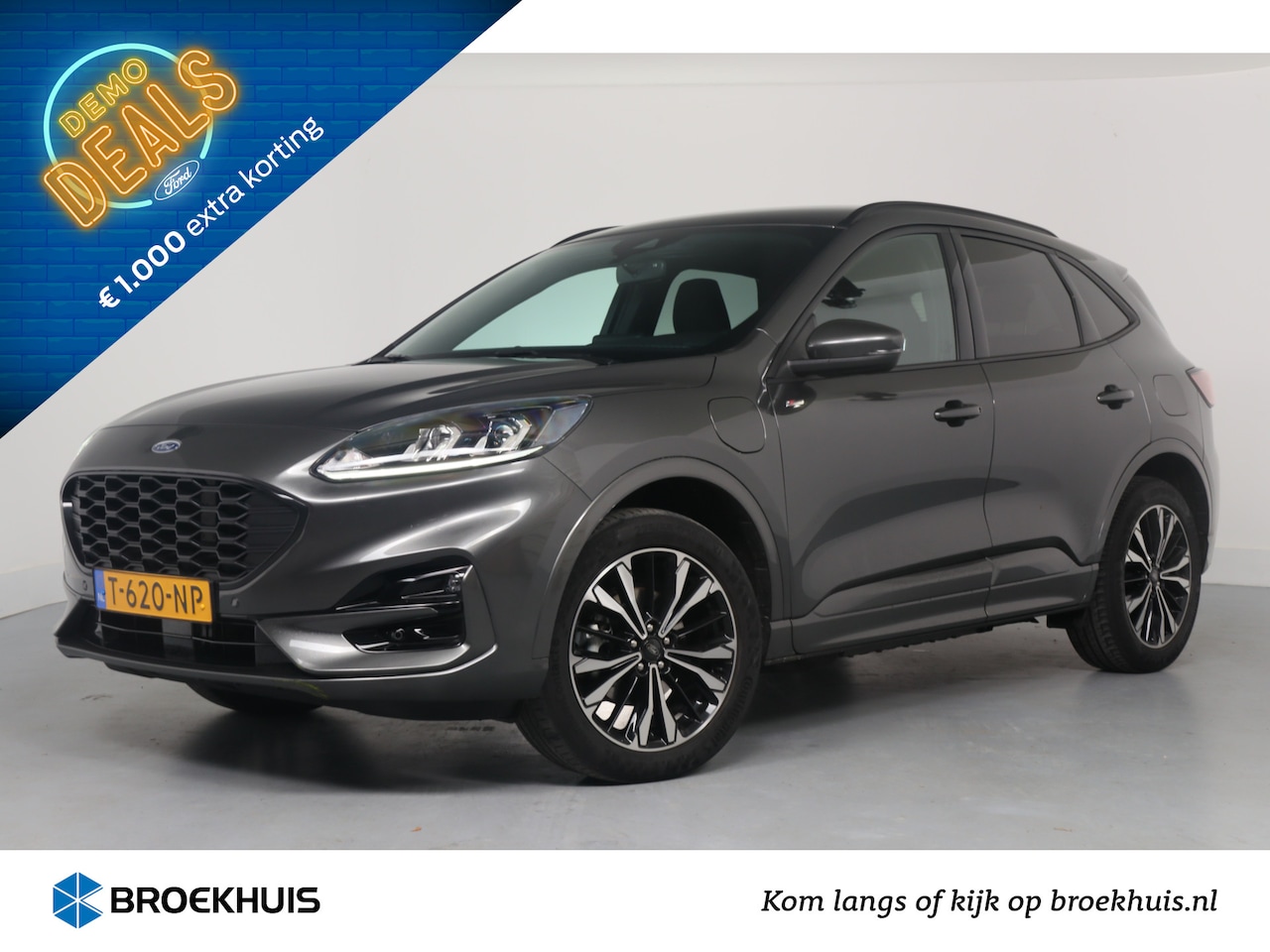 Ford Kuga - 2.5 PHEV ST-Line | 19 inch | Navigatie | Camera | Keyless | Climate Control | Parkeersenso - AutoWereld.nl