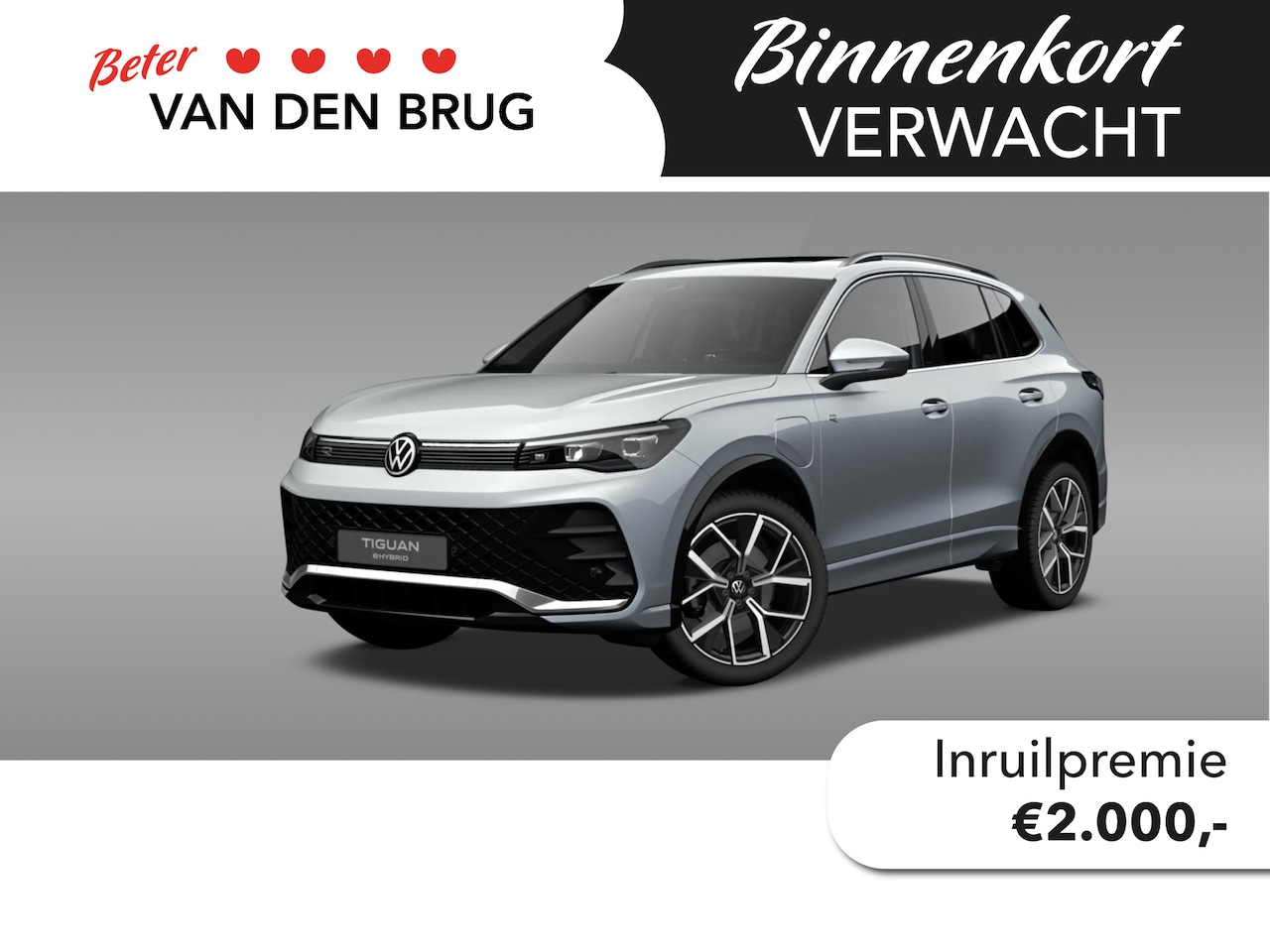 Volkswagen Tiguan - 1.5 eHybrid 204 PK R-Line Edition | Panoramadak | Stuur & stoelverwarming | Achteruitrijca - AutoWereld.nl