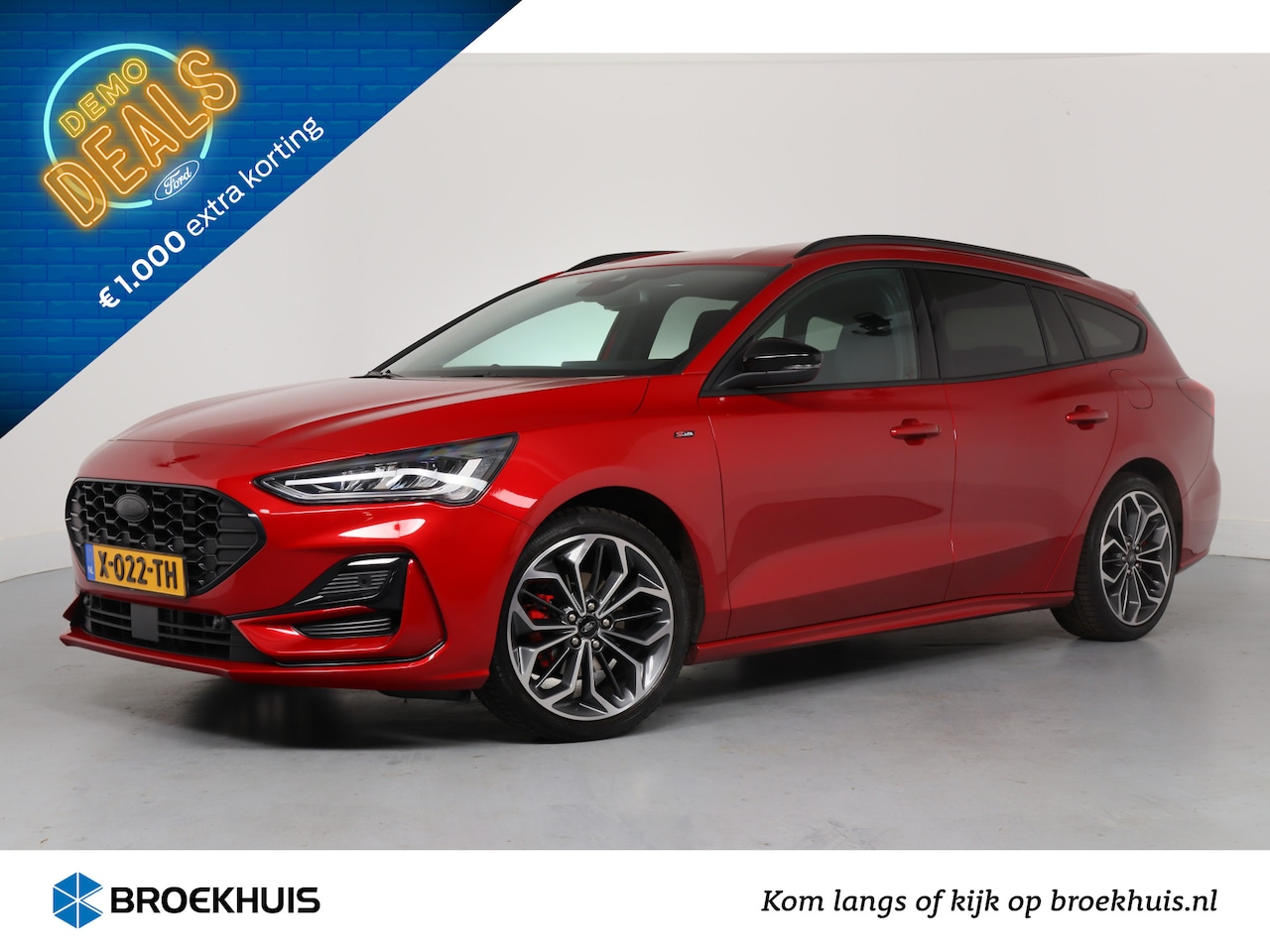 Ford Focus Wagon - 1.0 EcoBoost 125PK Hybrid ST Line X | Direct Leverbaar! | 2024 | 18"LMV | Winterpack - AutoWereld.nl