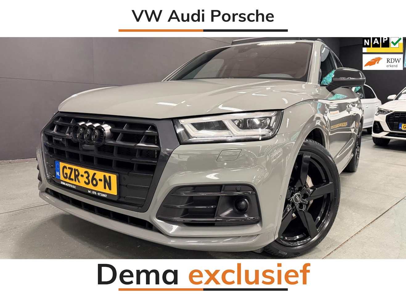 Audi Q5 SQ5 - 55 TFSI e PACK 21'' RS-LEDER BLACK-LINE 3XS-LINE PANO/B&O/V-COCKPIT/DAB/SFEERVERLICHTING// - AutoWereld.nl