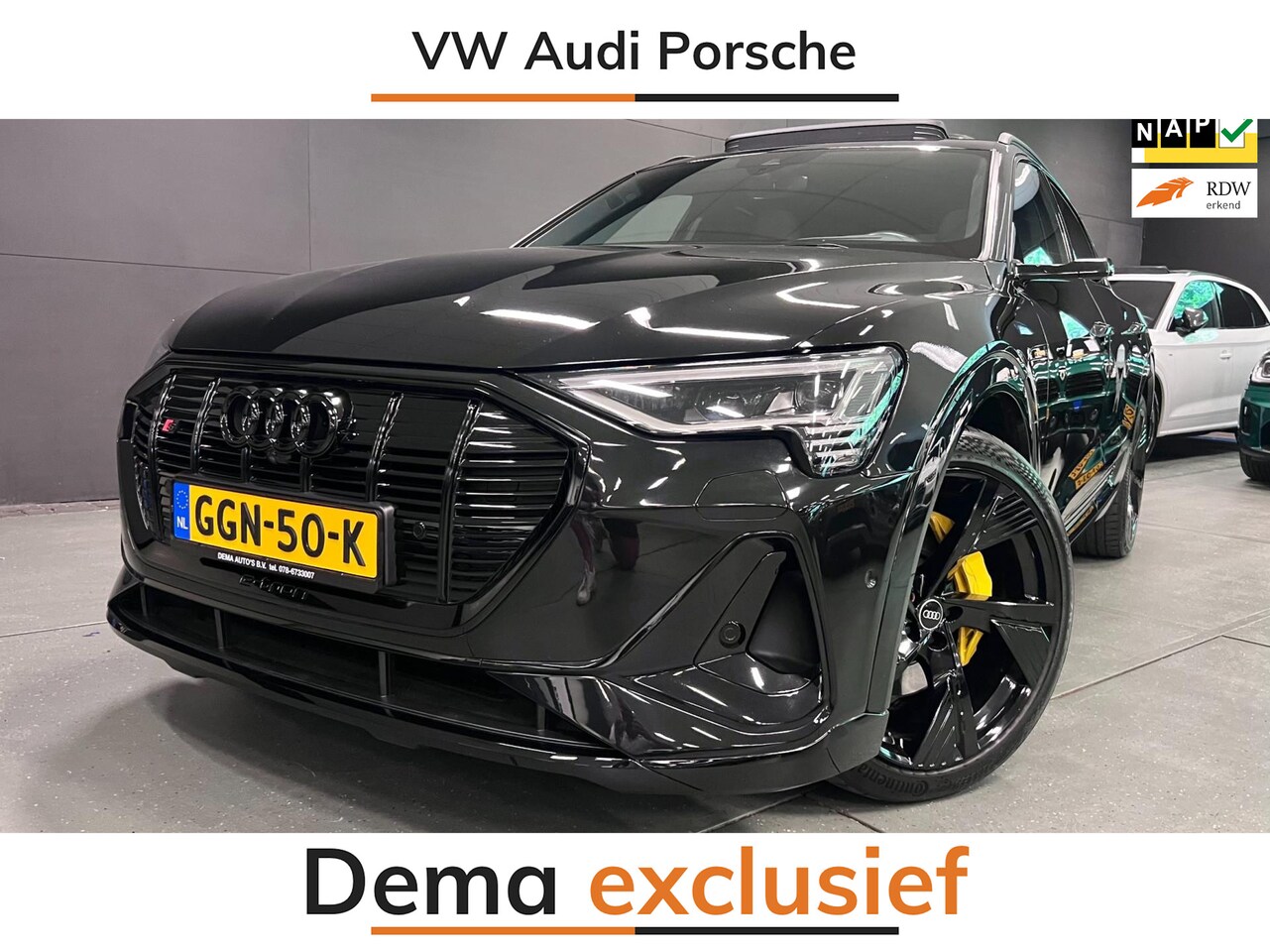 Audi e-tron Sportback - 55 quattro S-LINE EDITION BLACK-LINE RS-LEDER 130DEURO NW PRIJS - AutoWereld.nl