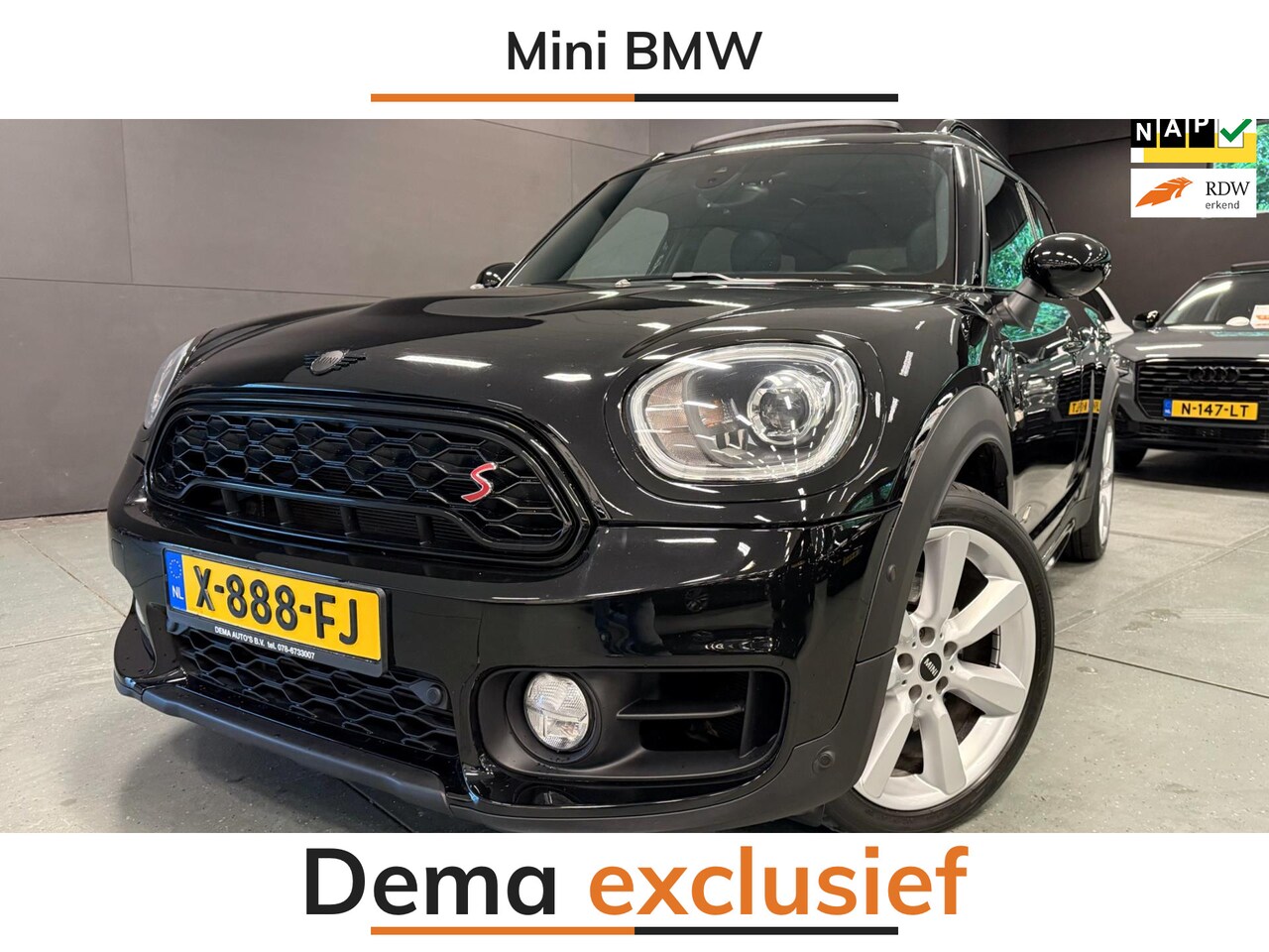 MINI Countryman - 2.0 Cooper S ALL4 Chili FACELIFT-BLACK-LINE-FULL-OPTION/// - AutoWereld.nl