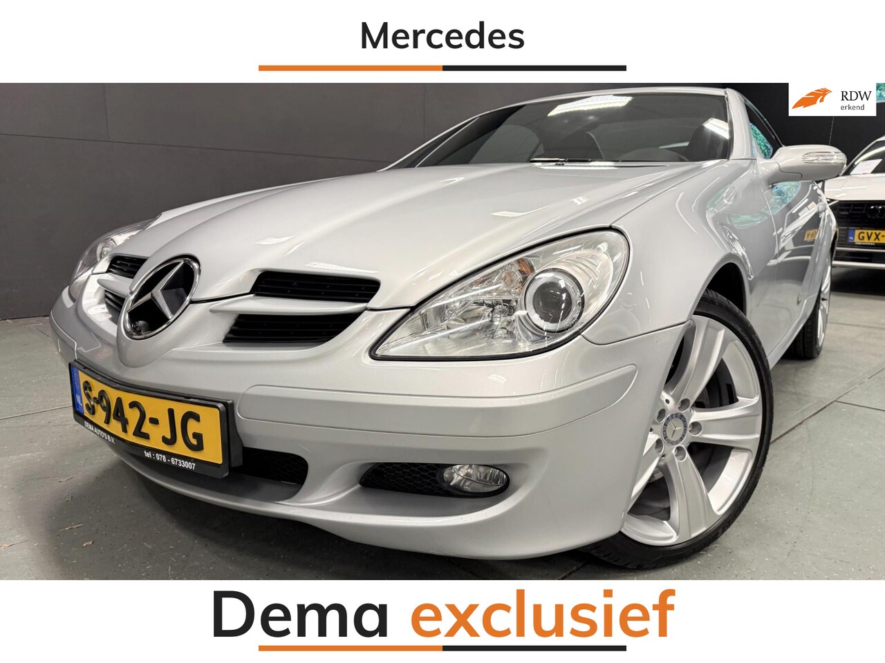 Mercedes-Benz SLK-klasse - 200 K. UNIEK 63DKM!! - AutoWereld.nl