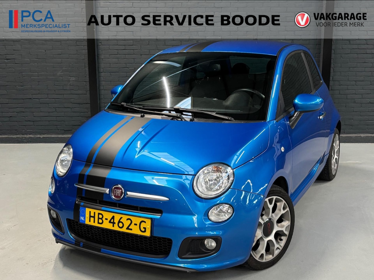 Fiat 500 - 0.9 TwinAir Turbo (80pk) 500S automaat - half leder - climate control - NAP - AutoWereld.nl