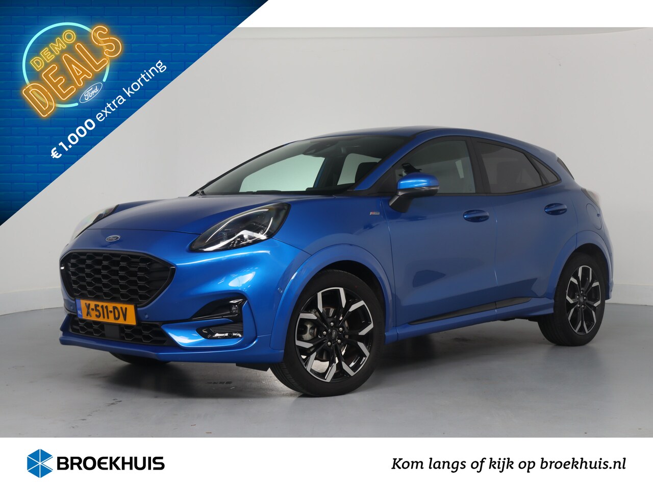 Ford Puma - 1.0 EcoBoost Hybrid ST-Line X | B&O | Winter Pack | Navi | Camera | Keyless | Cruise | Cli - AutoWereld.nl