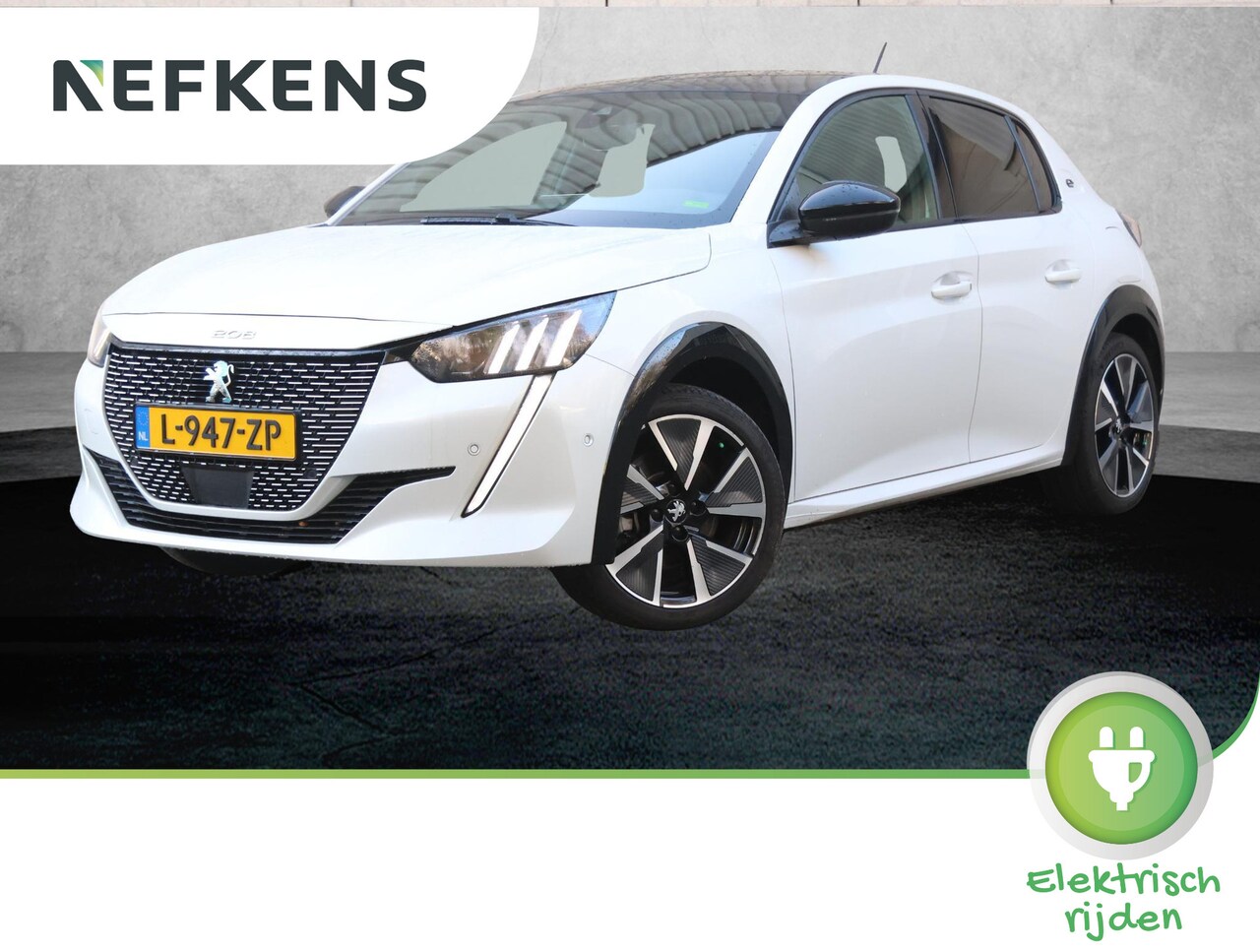 Peugeot e-208 - EV GT Pack 50 kWh 3-fase | 1ste eigenaar | NL Auto! | Alcantara | Glazendak | Achteruitrij - AutoWereld.nl