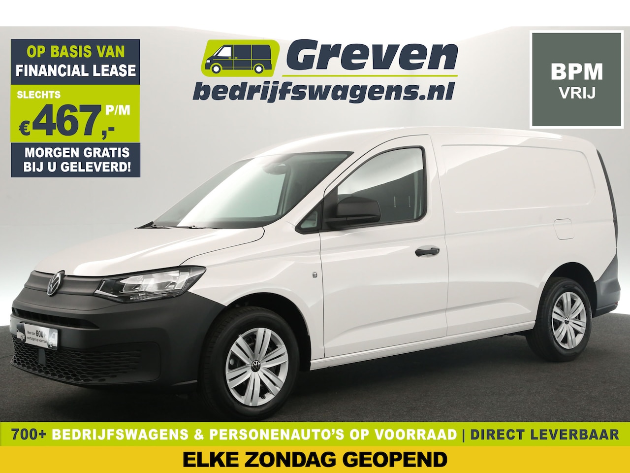 Volkswagen Caddy Cargo Maxi - 2.0 TDI L2H1 123PK | NIEUW | Airco Cruise Carplay PDC Elektrpakket Licht&Zicht Pakket - AutoWereld.nl