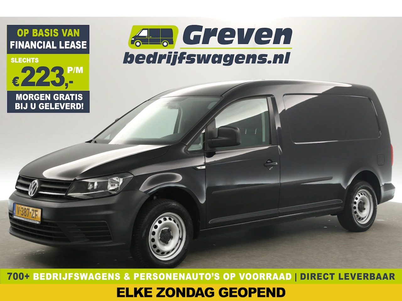 Volkswagen Caddy Maxi - 2.0 TDI L2H1 Airco Cruise Parkeersensoren Elektrpakket Schuifdeur - AutoWereld.nl