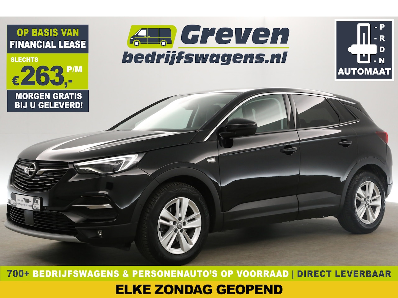 Opel Grandland X - 1.2 Turbo Automaat Clima Camera Carplay Cruise Navi LED 17"LMV PDC Trekhaak - AutoWereld.nl