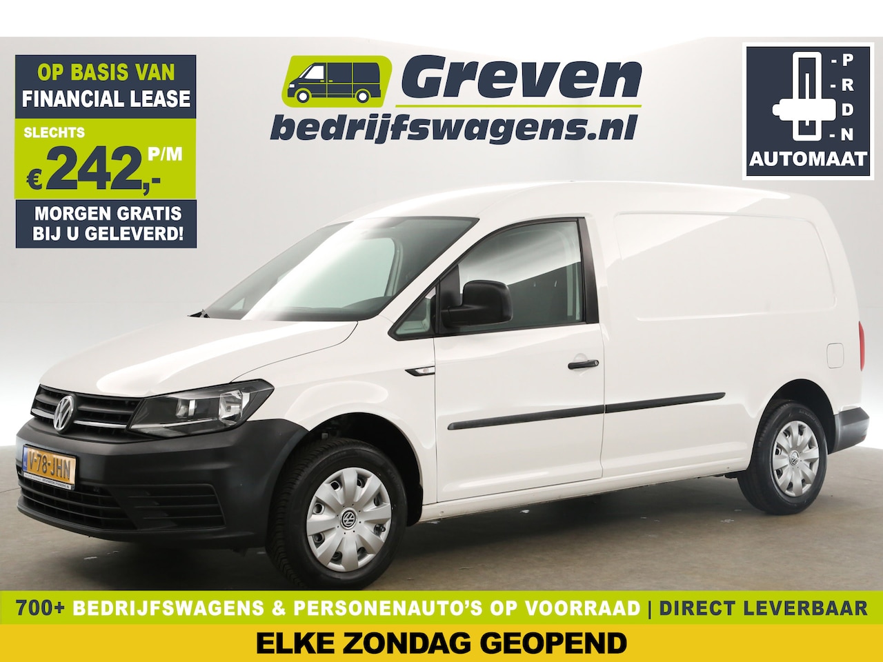 Volkswagen Caddy Maxi - 2.0 TDI L2H1 Automaat Airco Cruise DSG Parkeersensoren Elektrpakket Trekhaak - AutoWereld.nl